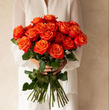 Orange Citrus Long Stem Roses