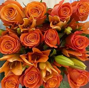 Groupon Lilies + Roses with Eucalyptus